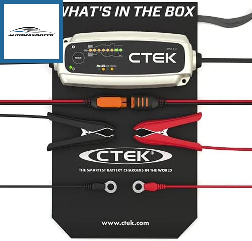 AutoMaximizer, - 40-206 MXS 5.0 Fully Automatic 4.3 Amp Battery Charger and Maintainer 12V