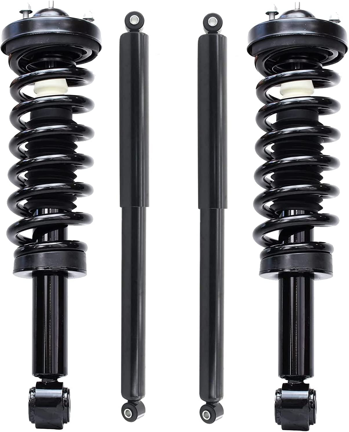 AutoMaximizer, - 4WD Front Struts W/Coil Spring + Rear Shock Absorbers Replacement for 2009-2013 Ford F-150-4Pc Set