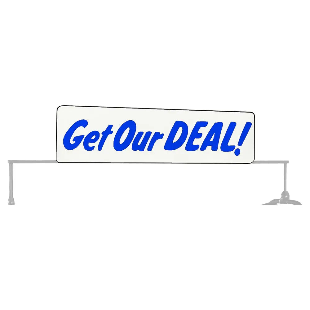 AA American Automotive, AA "Get Our Deal" Sign for 71-110, 71-112 Tire Rack, White Background