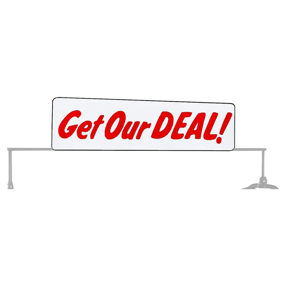 AA American Automotive, AA "Get Our Deal" Sign for 71-110, 71-112 Tire Rack, White Background