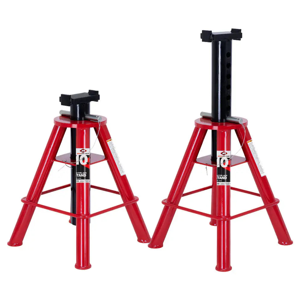 American Forge & Foundry, AFF 10 Ton Truck Jack Stand, Pin Style (Pair) - 3309B