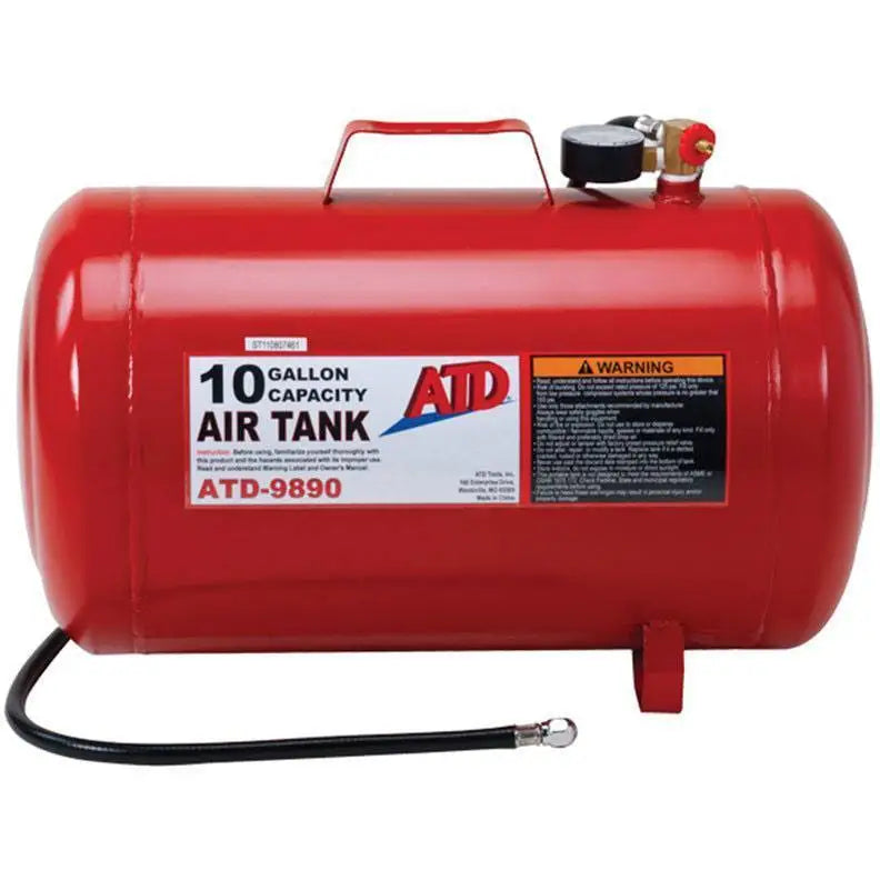 Atd Tools, ATD 10 Gal Portable Air Tank - 9890