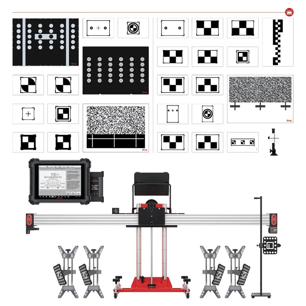 Autel, Autel AS30T ADAS All Systems Calibration 3.0 Package w/ MS909 Tablet, IA800