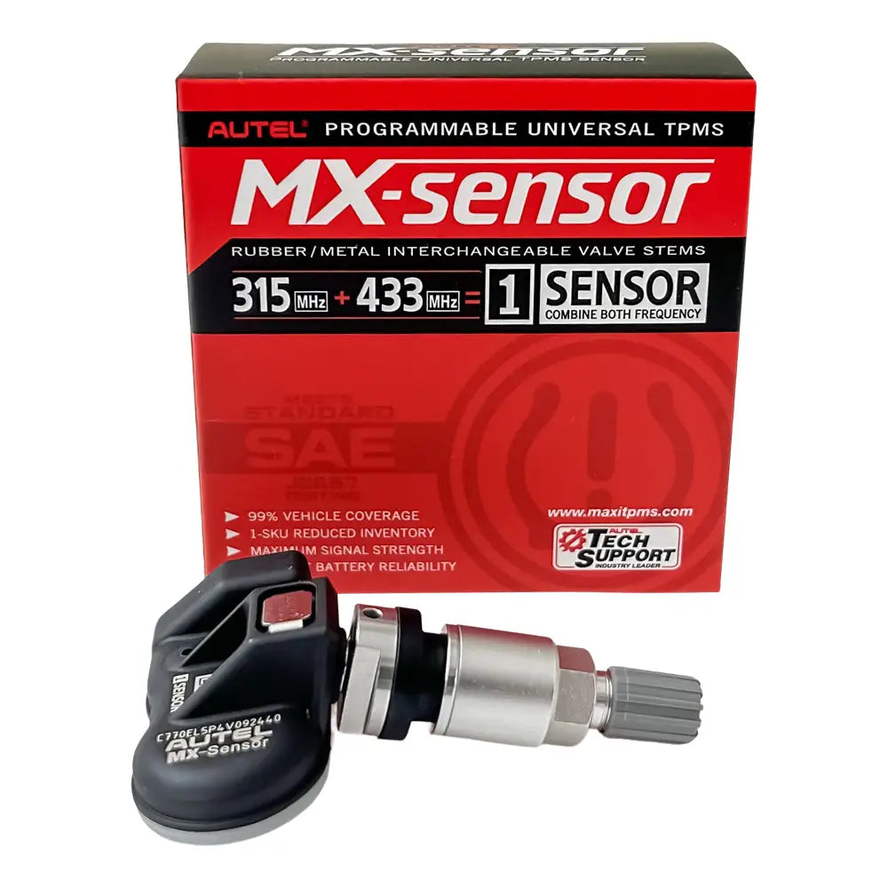 Autel, Autel MX-Sensor Programable TPMS Sensor, Aluminum Stem (Ea) - 1-SENSOR