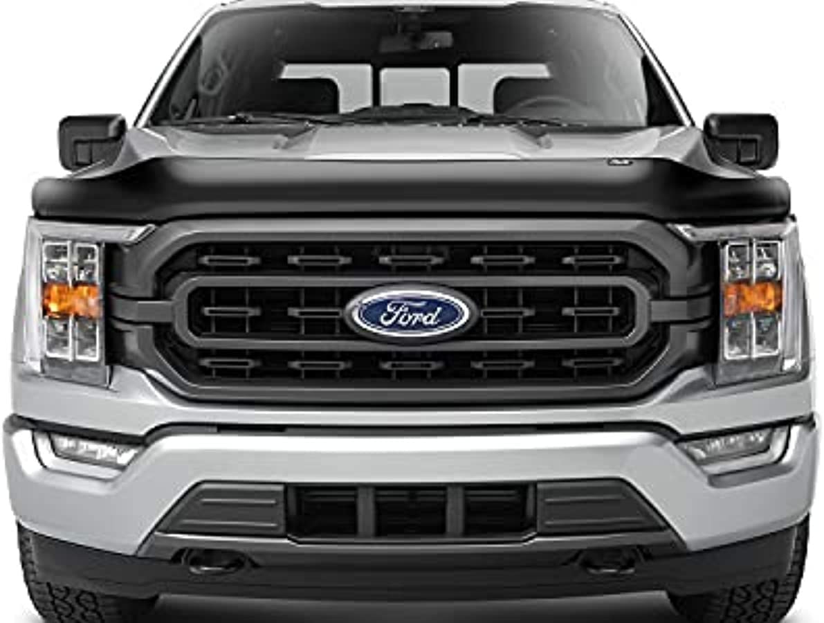 VENTSHADE, Auto [AVS] Hood Shield Bugflector | Medium Profile, Smoke Color | 23621 | Fits 2021-2022 Ford F-150