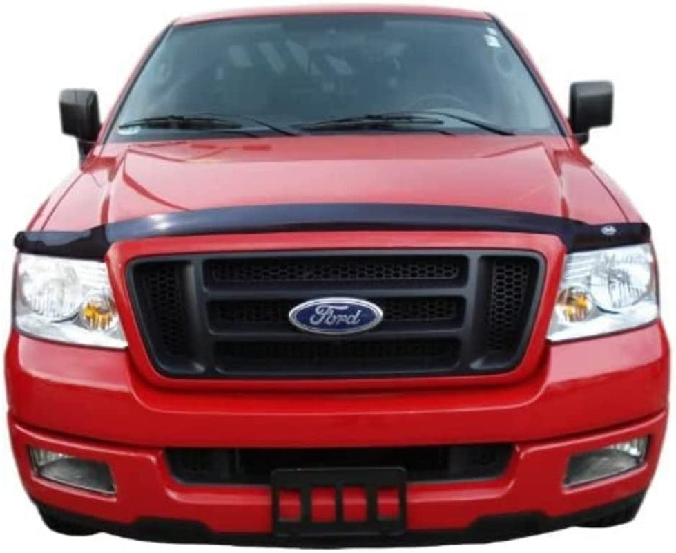 Auto Ventshade, Auto Ventshade [Avs]Bugflector II / Hood Shield | 2004 - 2008 Ford F-150, 2006 - 2008 Lincoln Mark LT (Behind Grille), High Profile - Smoke, 1 Pc. | 25033