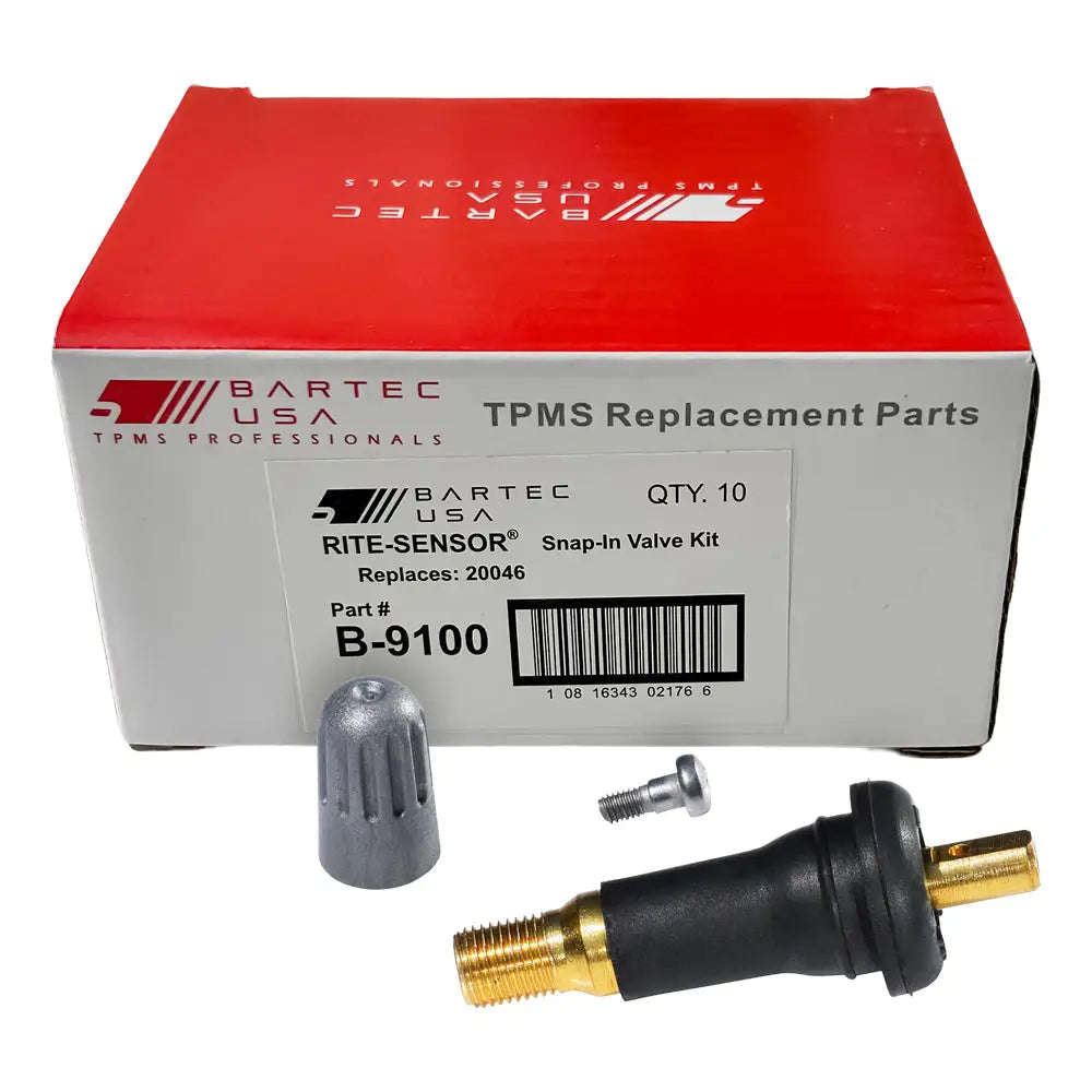 Bartec USA LLC, Bartec B-9100 TPMS Snap-in Valve Service Kit (VS-20, 20046)