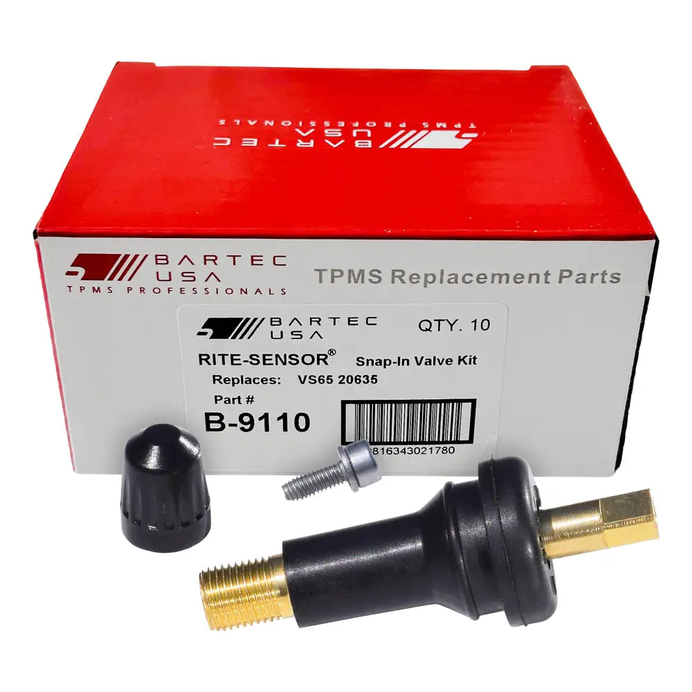 Bartec USA LLC, Bartec B-9110 TPMS Snap-in Valve Service Kit (VS-65, 20635)