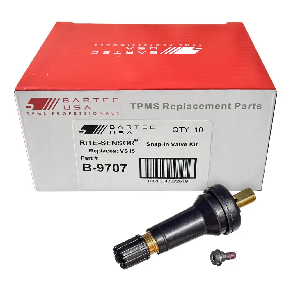 Bartec USA LLC, Bartec B-9707 TPMS Snap-in Valve Service Kit (VS-15)