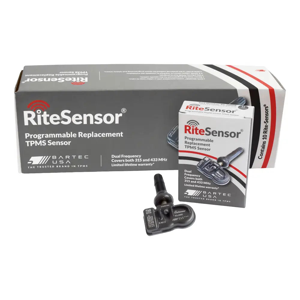 Bartec USA LLC, Bartec RS-2000R RITESensors Dual Band TPMS Sensor, Rubber Stem (315/433Mhz)