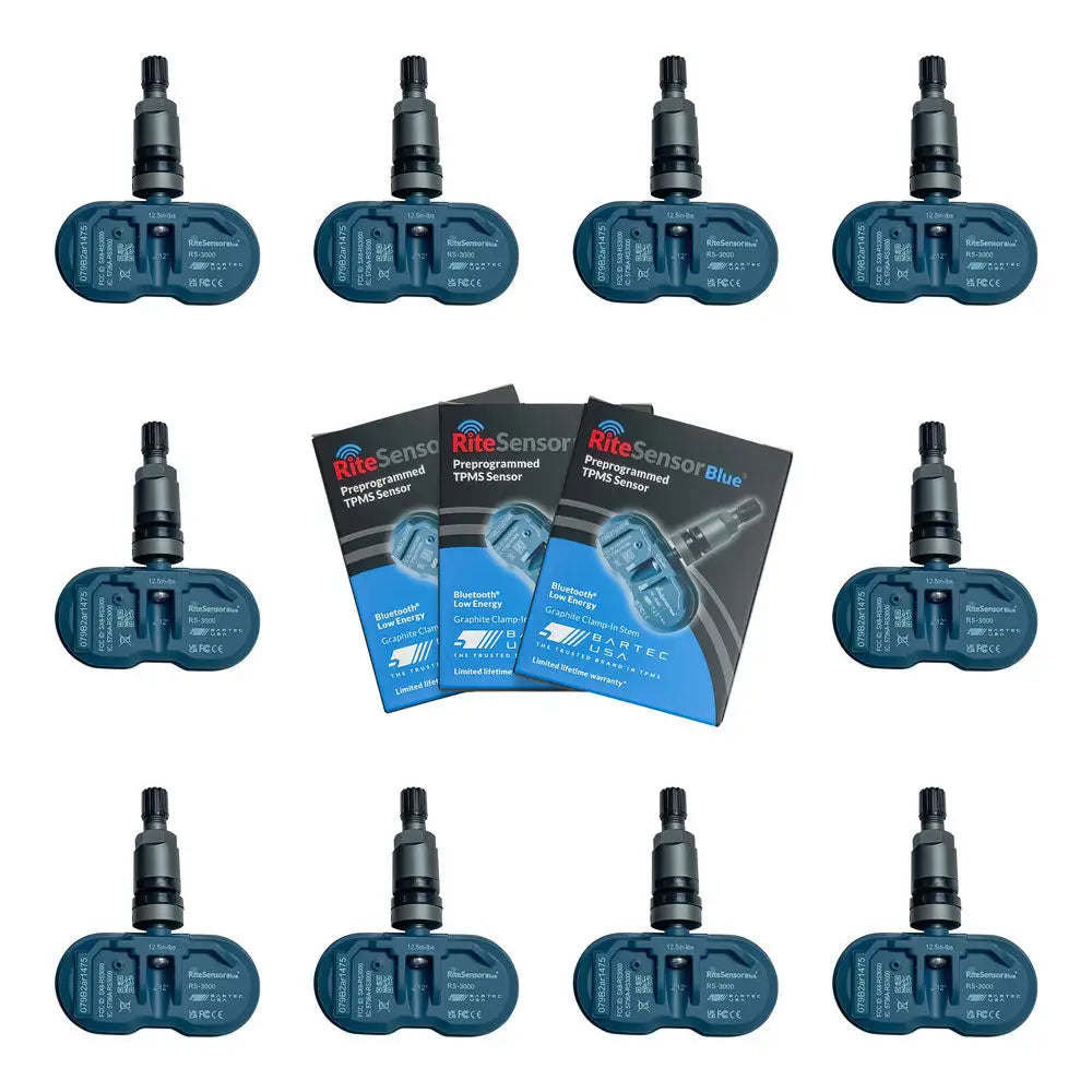 Bartec USA LLC, Bartec Rite-Sensor Blue for Tesla/Electric Vehicle w/ Bluetooth Sensor (10/Bag)