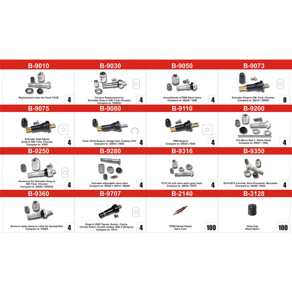 Bartec USA LLC, Bartec Service Kit Assortment (60 Kits) - RS-SVCKIT-040