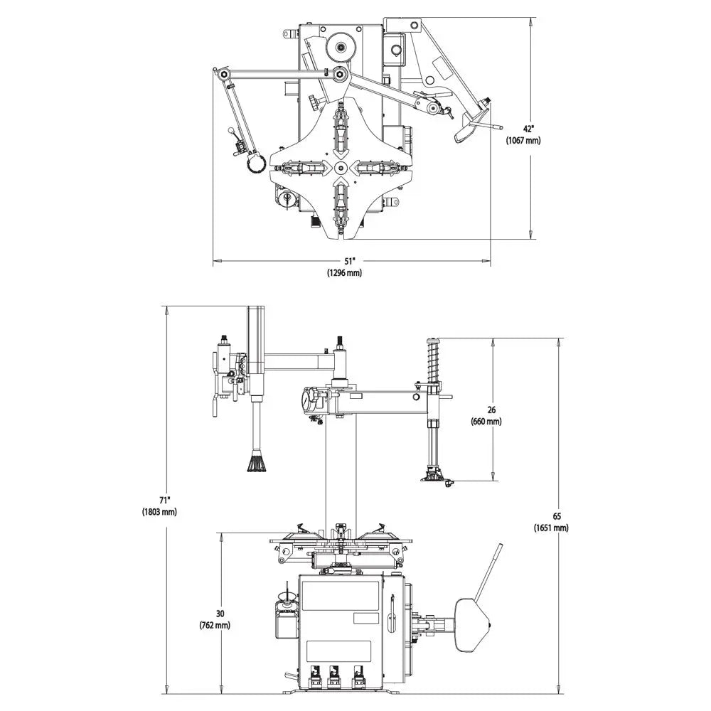 Baseline, BaseLine BL300 Entry Level 24" Tire Changer