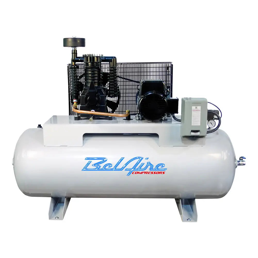 Belaire, Belaire 338HLE4 Elite 2-Stage Electric Air Compressor, 7.5HP 80G Horz 460/3