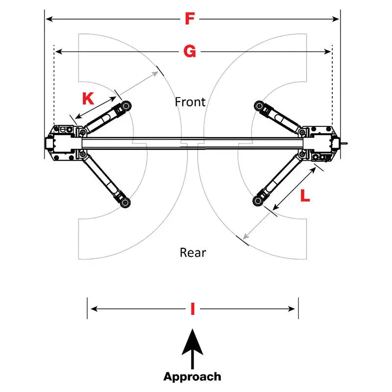 BendPak, BendPak XPR-10S 10K 2-Post Symmetric Car Lift