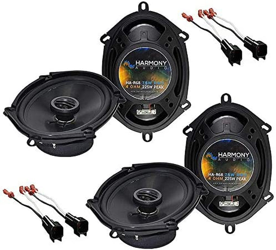 Harmony Audio, Bundle Compatible with 2004-2008 Ford F-150 (2) HA-R68 5X7 6X8 New Factory Speaker