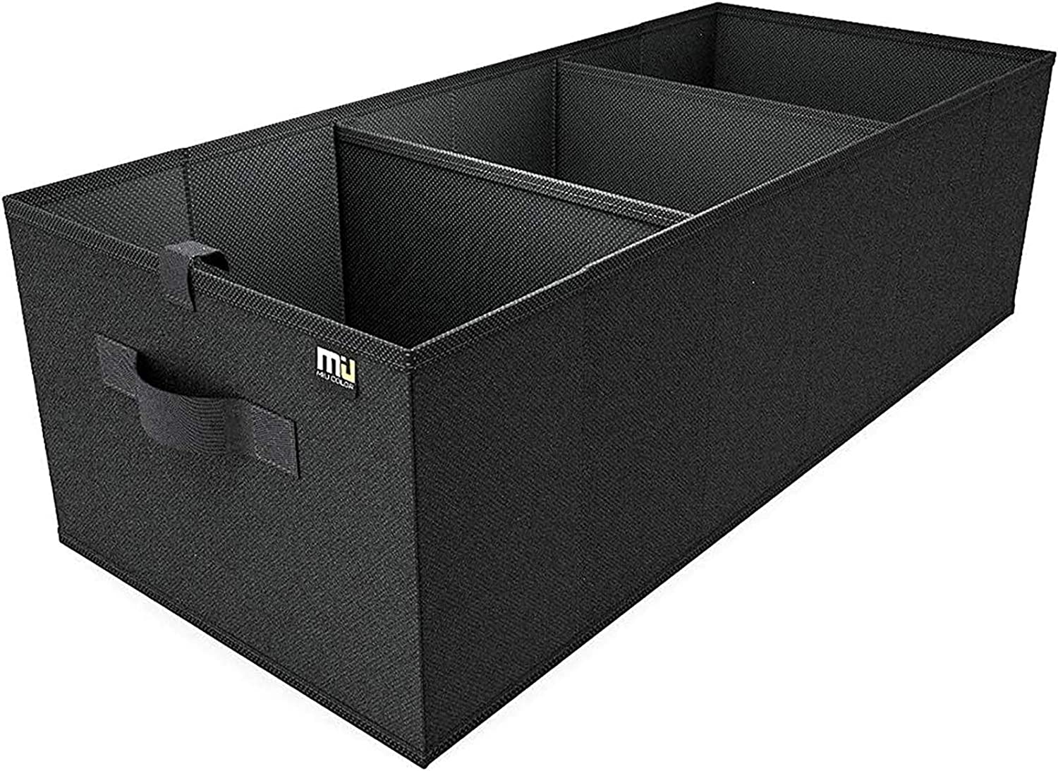 MIU COLOR, Car Trunk Organizer for SUV, Expandable Large Capacity, Sturdy Cargo Trunk Storage Organizer, Non Slip Bottom