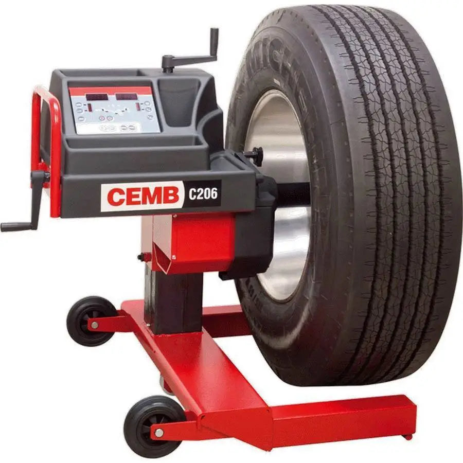 Cemb, Cemb C206 Hand-Spin Mobile Truck Wheel Balancer