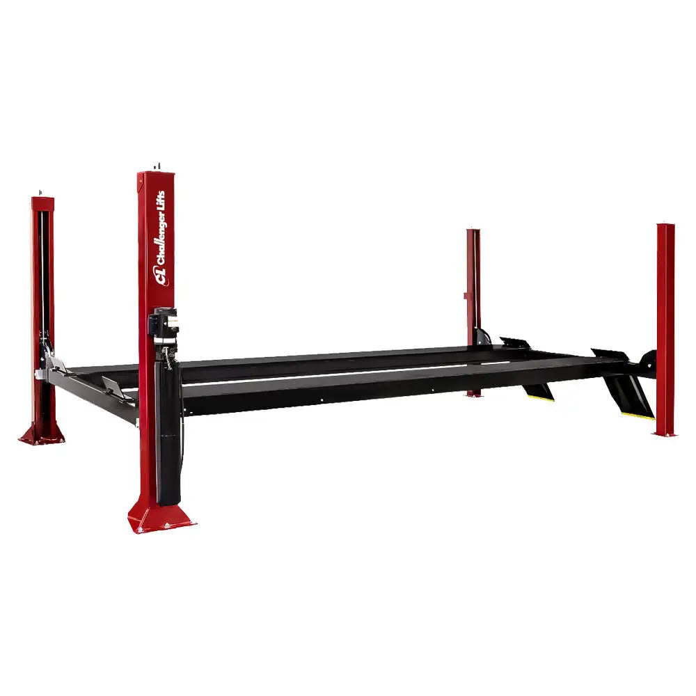 Challenger Lifts, Challenger 4-Post Flat Deck Gen. Service Lift Closed-End 20 ft 4-1/2 in L (15,000 lbs)