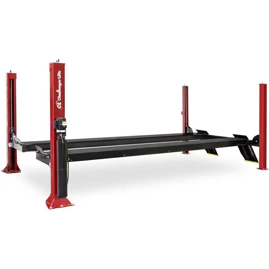 Challenger Lifts, Challenger 4-Post Flat Deck Gen. Service Lift Open-End 20 ft 9 in L (15,000 lbs)