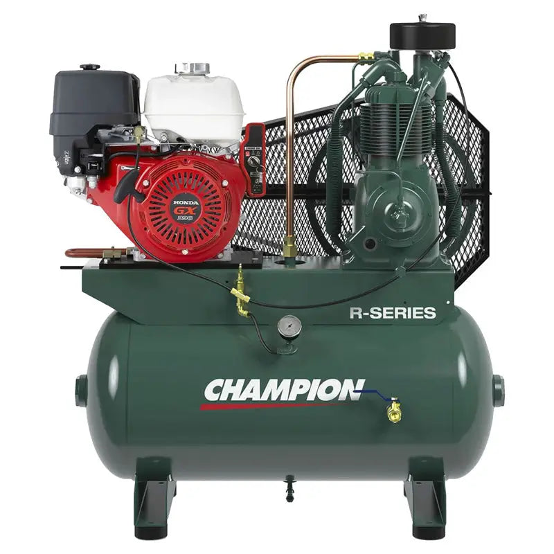 Champion, Champion 30 Gal HGR7 R Series Air Compressor, Honda 13 HP Horz