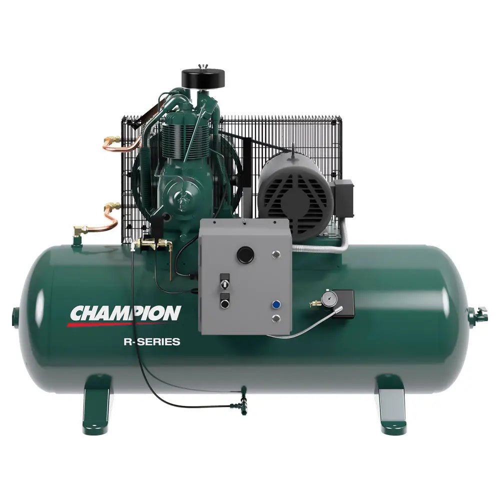 Champion, Champion 3HP R-Series Horiz. Air Compressor, 120Gal, R10 Pump - HR3F-12