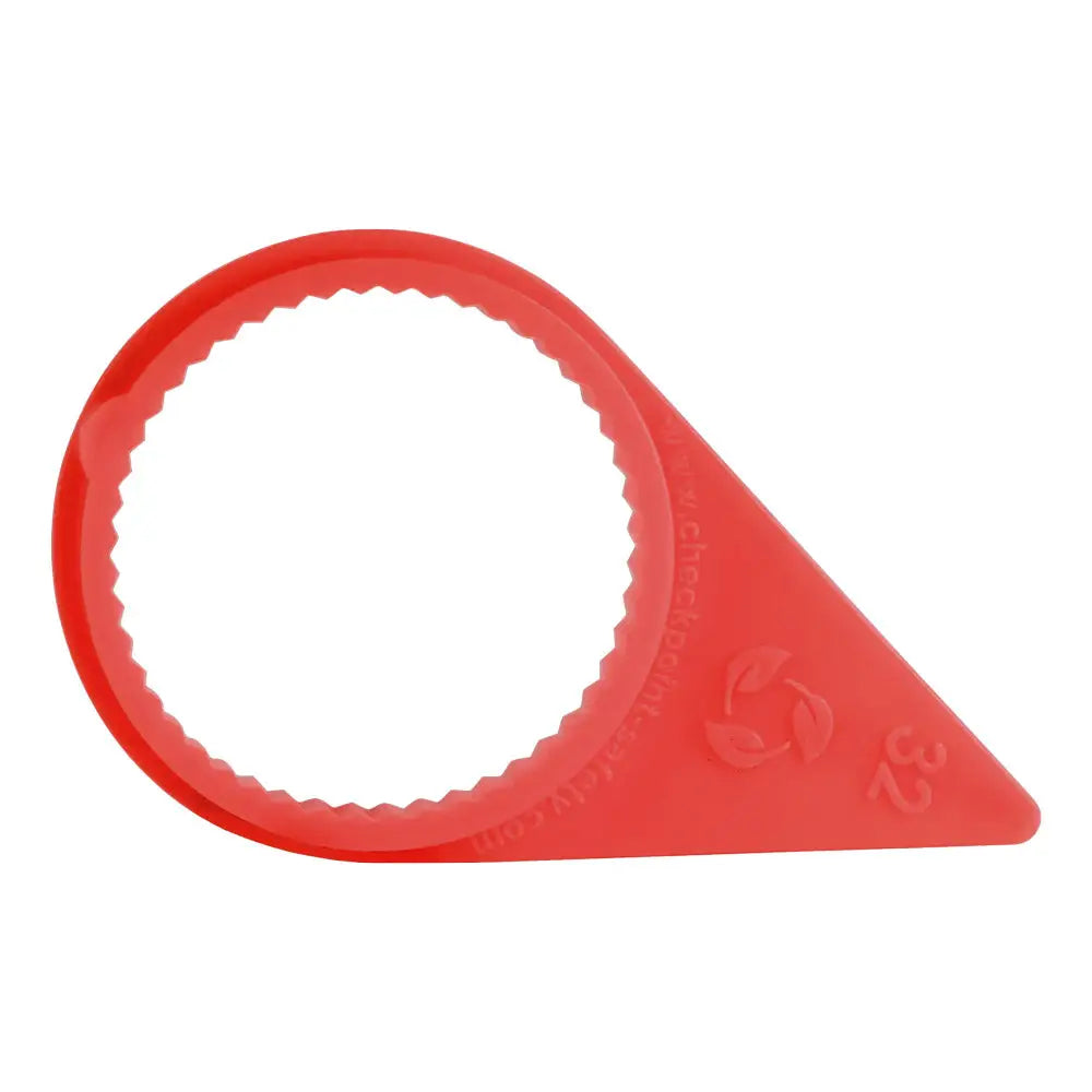 Checkpoint Safety, Checkpoint 33mm Medium Arrow Wheel Nut Indicator, Orange/High Temp (100/Bag) - CPMAO33HT