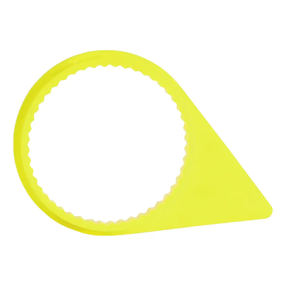 Checkpoint Safety, Checkpoint 33mm Medium Arrow Wheel Nut Indicator, Yellow (100/Bag) - CPMASY33