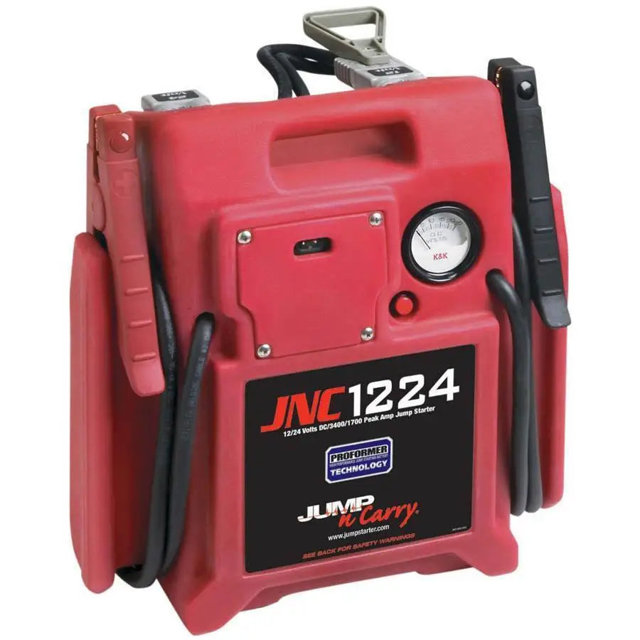 Clore Automotive, Clore Jump-N-Carry HD 3400/1700 Peak Amp 12/24V Portable Jump Starter