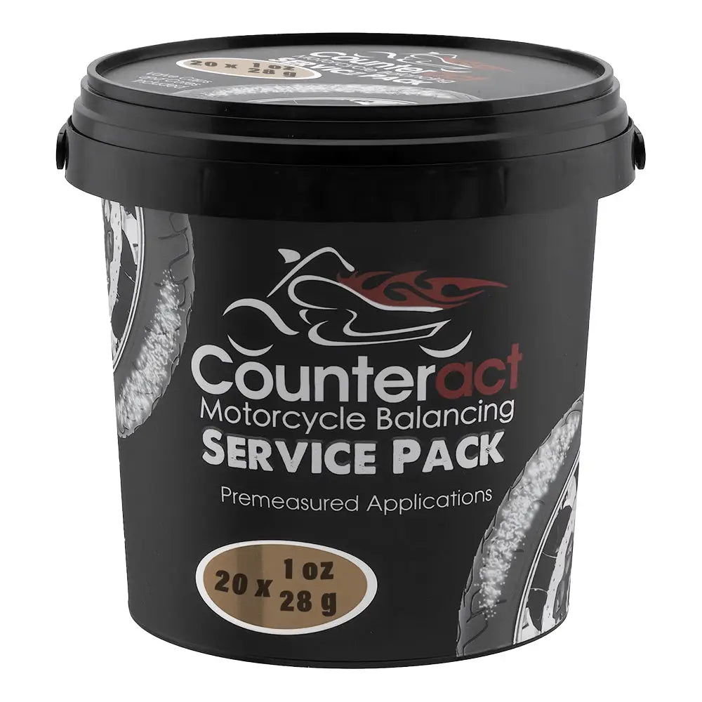 Counteract, Counteract Motorcycle Balancing Bead Bucket w/ 20 x Bags, Cores, Caps