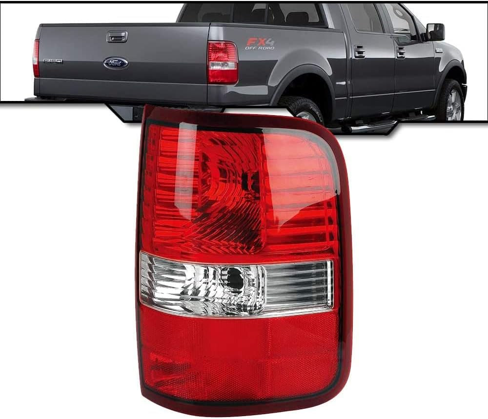 EPIC LIGHTING, EPIC LIGHTING OE Style Replacement Rear Brake Tail Light Assembly Compatible with Ford 04-08 F-150 Styleside Pickup Truck [ FO2801182 5L3Z13404CA 6L3Z13404BA ] Right Passenger Side RH