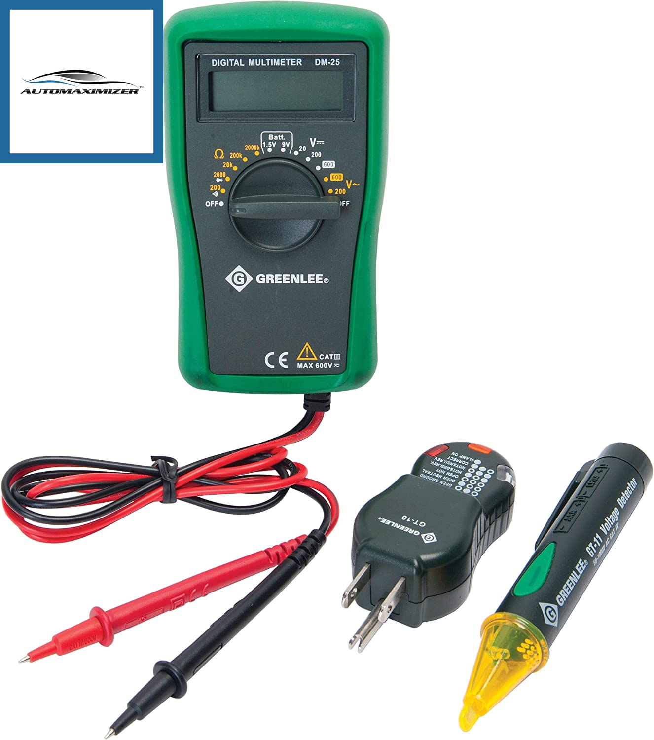 AutoMaximizer, - Electrical Kit-Basic (Tk-30A), Elec Test Instruments (TK-30A), 10 X 8 X 3", Black