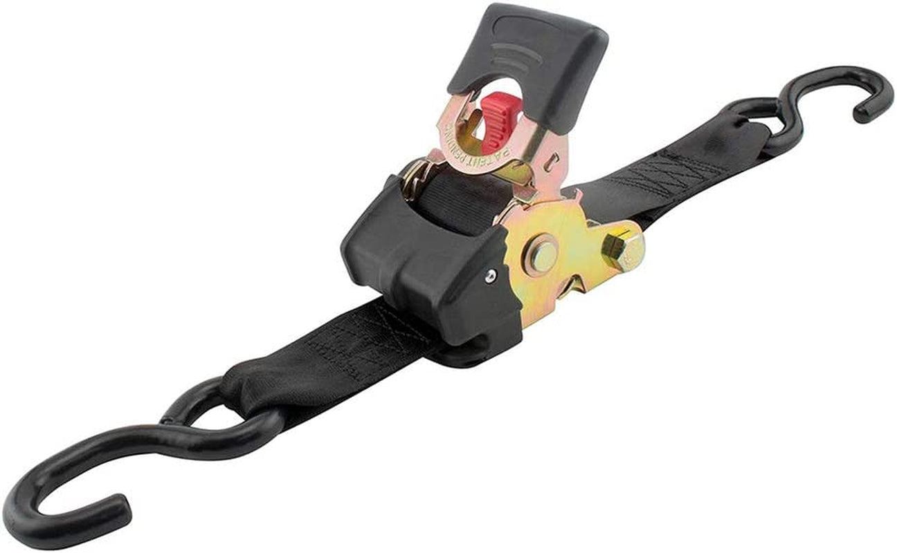 Erickson, Erickson 34416 Pro Series Black 2" X 10' Retractable Ratcheting Tie-Down Strap