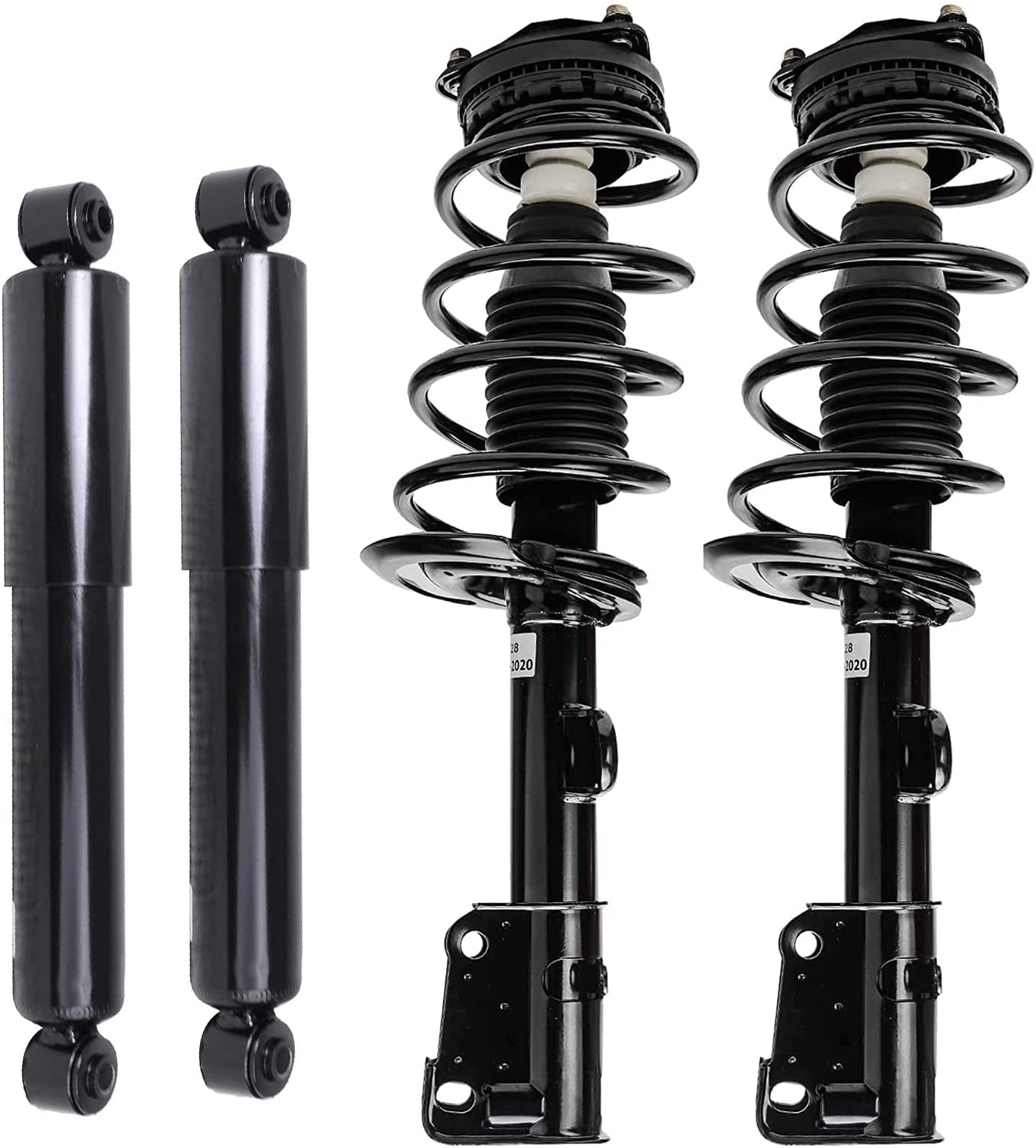 AutoMaximizer, - Front Struts + Rear Shocks Replacement for Dodge Grand Caravan Town & Country [Exc. Nivomat Rear Sus.] - 4Pc Set