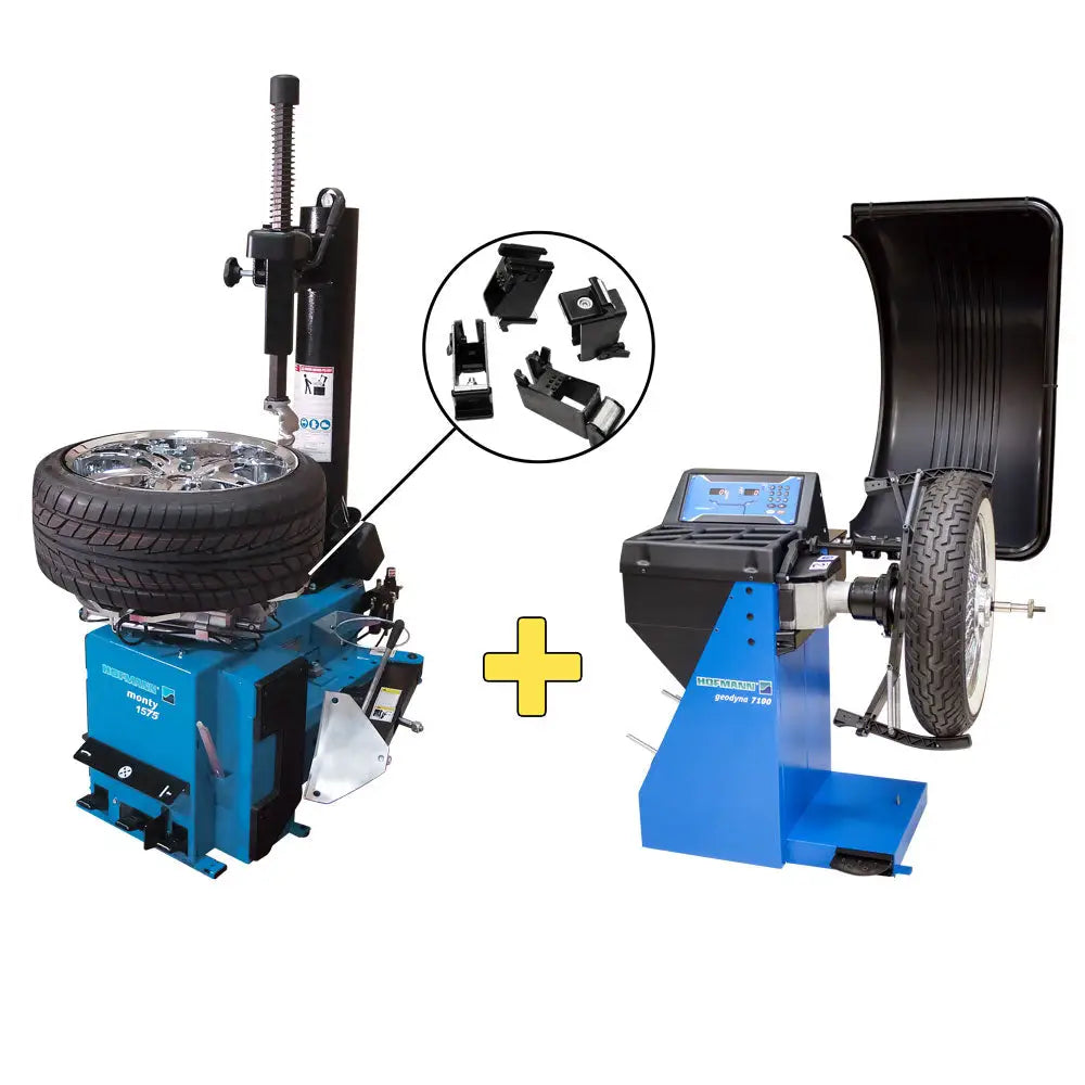 Hofmann, Hofmann 7100M Motorcycle Balancer & Monty 1575 Tire Changer Combo