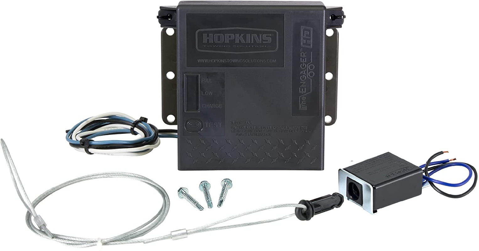 Hopkins Towing Solution, Hopkins 20099 Engager LED Test Break Away System with Battery Meter