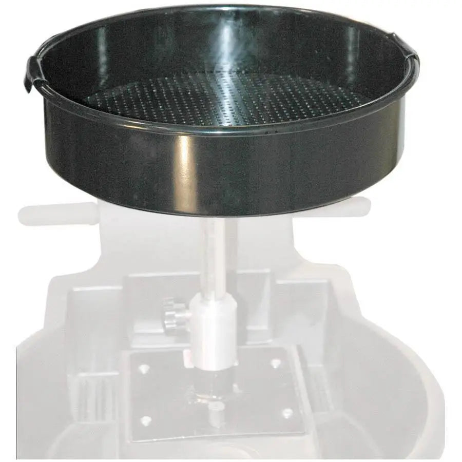 Johndow Industries, JohnDow 16 in Deep-Drawn Offset Steel Funnel w/ Expanded Screen