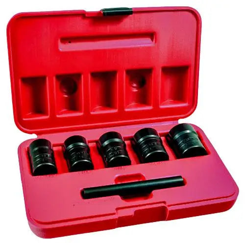 Ken-Tool, Ken-Tool 1/2" Dr. Twist Socket Set on Rail (5 pcs) - 30118