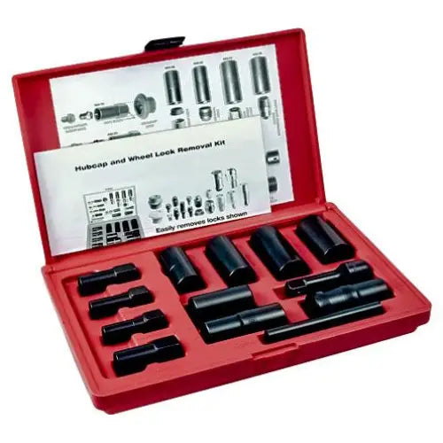 Ken-Tool, Ken-Tool 1/2" Dr. Wheel Lock Remover Kit (13 pcs) - 30171