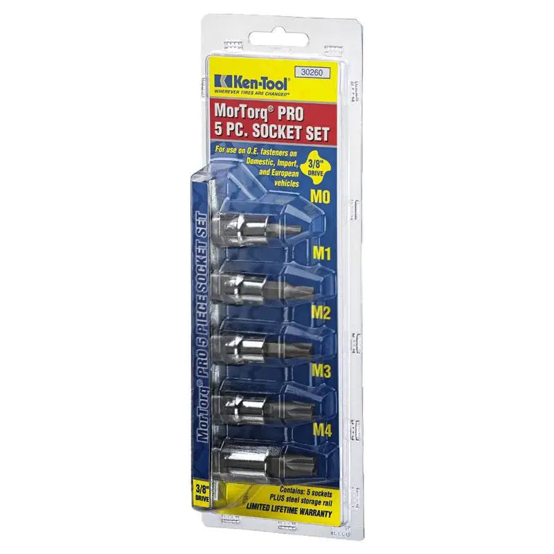 Ken-Tool, Ken Tool 30260 MorTorq Pro 5 Piece Socket Set