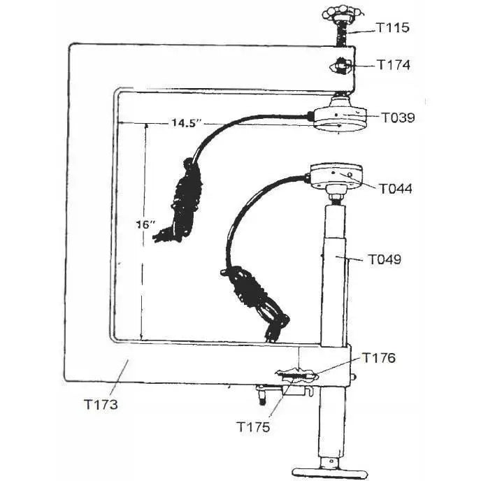 LMC Van's Inc, LMC Frame Part For Model 1000 (T011)