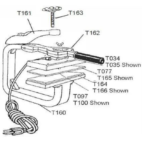 LMC Van's Inc, LMC Handle For Model 100,150 (T001,T002)