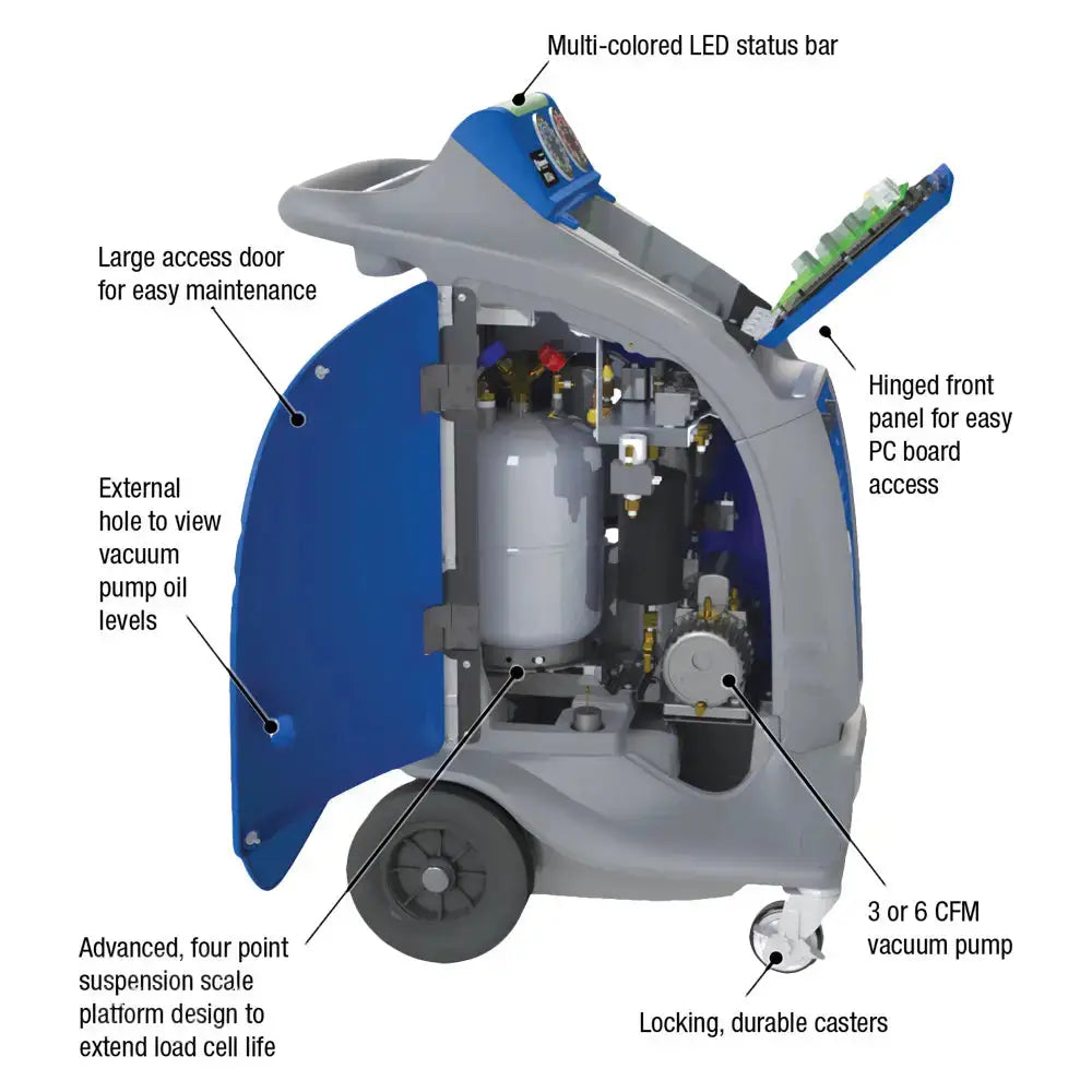 Mastercool, Mastercool Auto R1234yf/Hybrid Recovery, Recycle, Recharge Machine - COMMANDER4000