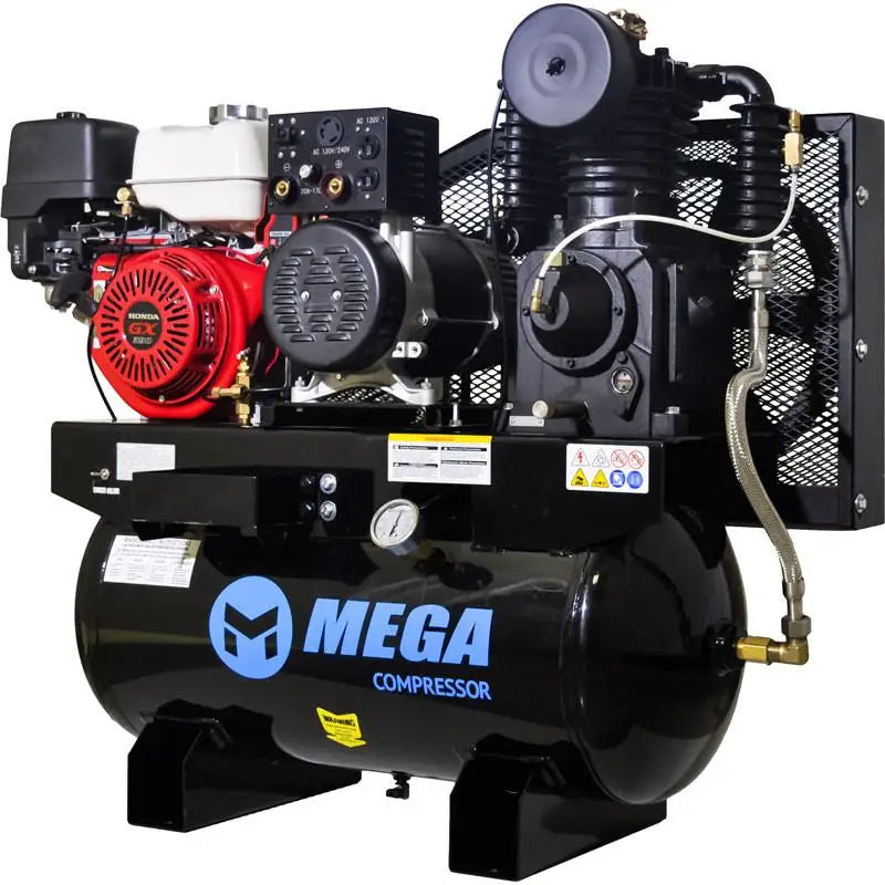 Mega Compressor, Mega 3-n-1 Air Compressor, Generator, Welder Unit - MP-13030HWG