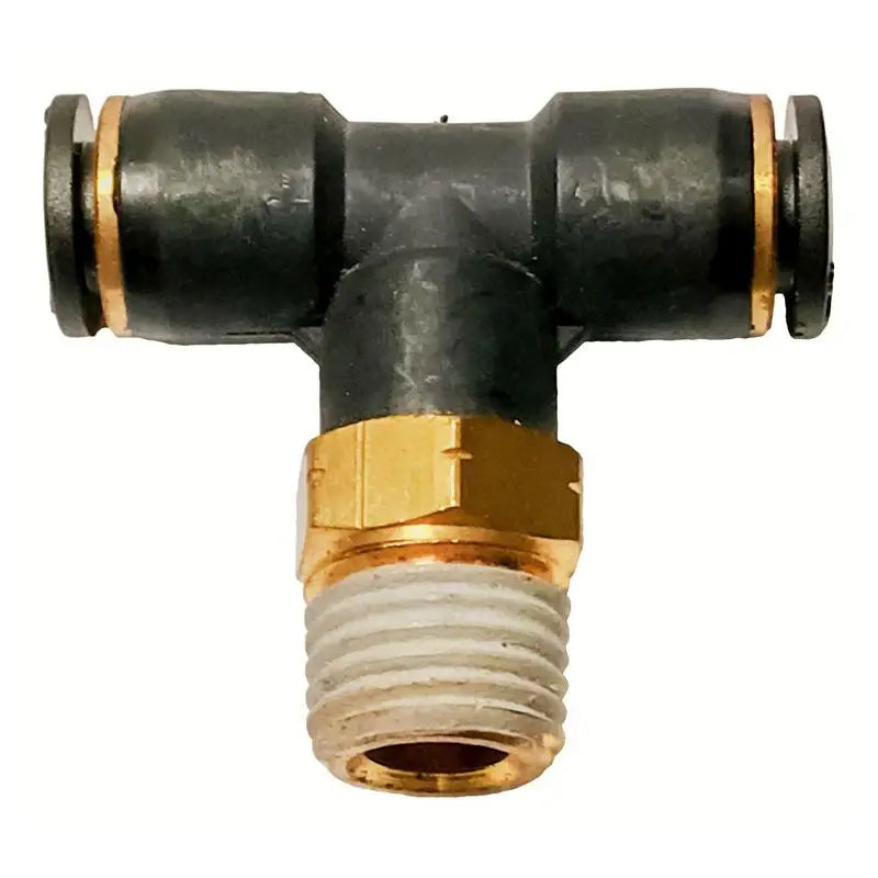 Milton, Milton 1/4" Male NPT Push to Connect Swivel Branch Tee (Ea)