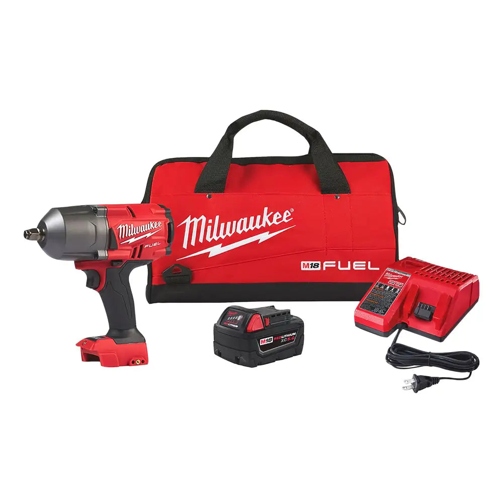 Milwaukee, Milwaukee M18 1/2" High Torque Impact Wrench Kit w/ Bag - 2767-21B