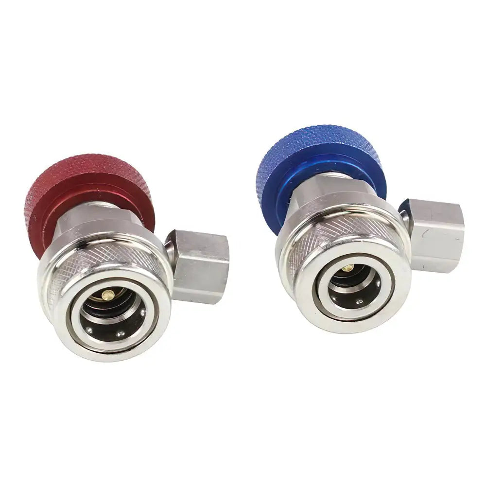 Robinair, Robinair 18192 R-134A Manual Replacement Coupler Set, Red/Blue (2/Set)