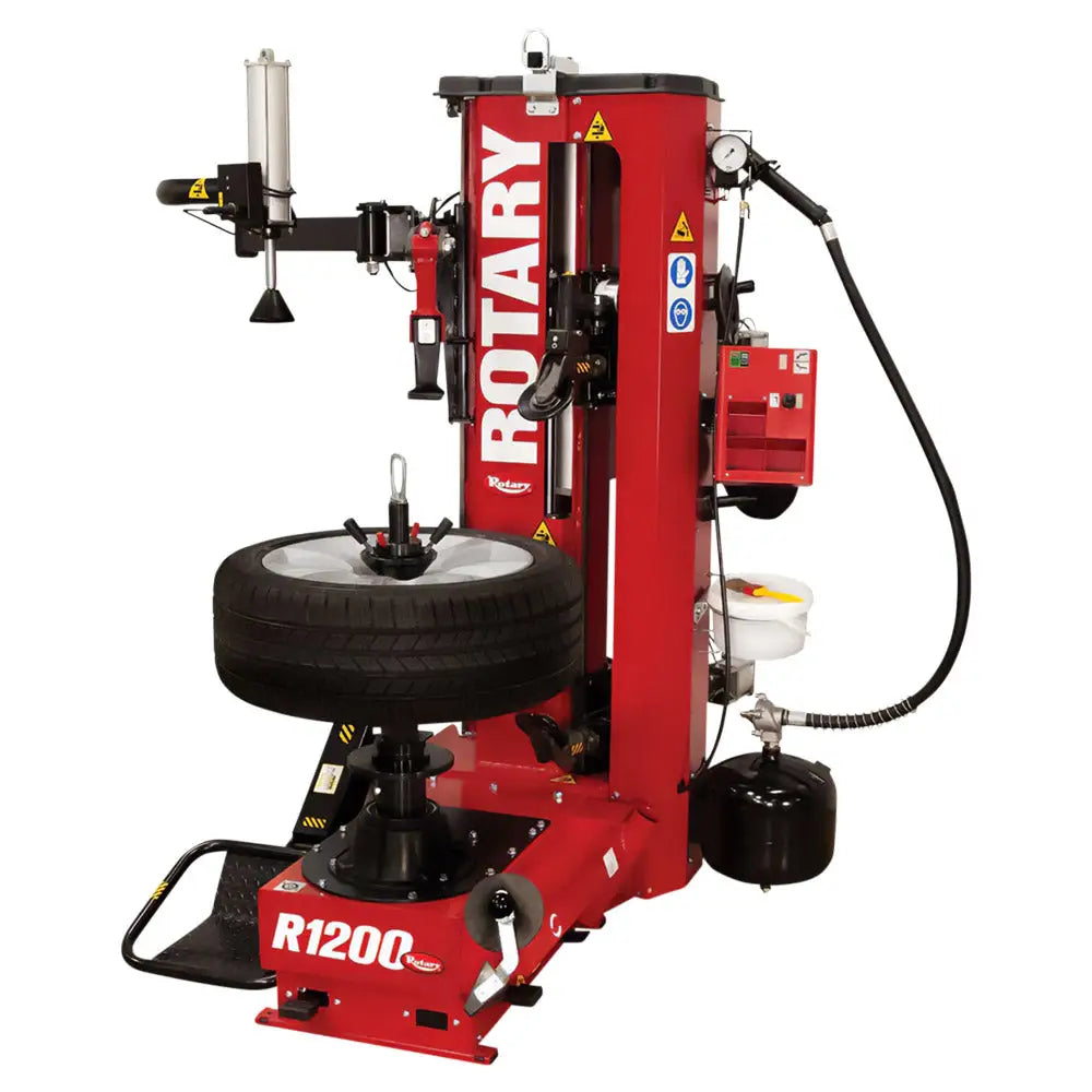 Rotary, Rotary Auto Center-Post Leverless Tire Changer, Dual Roller - R1200