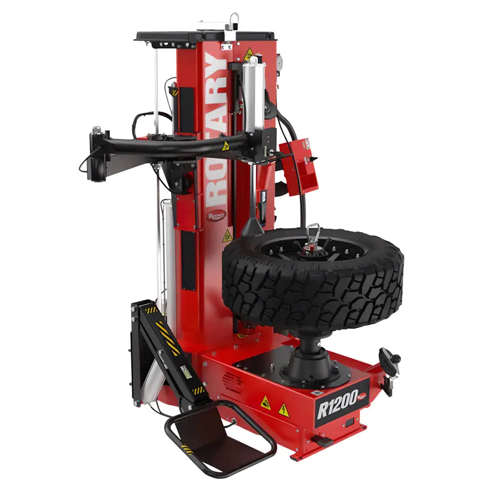 Rotary, Rotary Auto Center-Post Leverless Tire Changer, Dual Roller - R1200