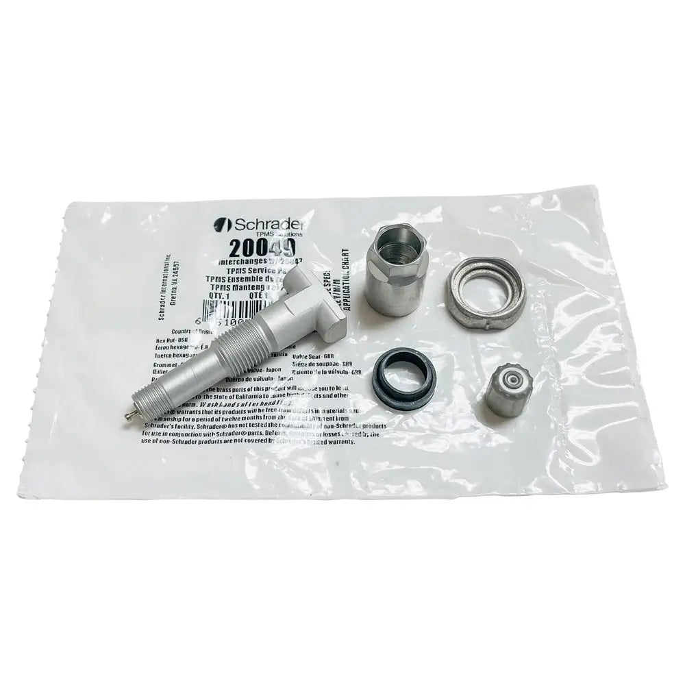 Schrader Bridgeport, Schrader 20049 Aluminum Valve Kit/Service Pack for 33700 EZ-sensor